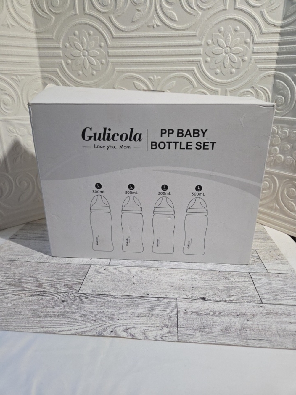 PP Baby Bottle Set - White